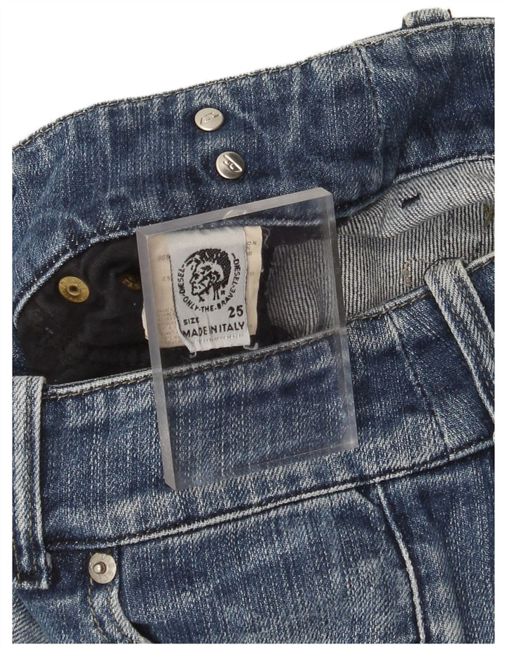 Blugi Bootcut cu talie joasă pentru femei Diesel W25 L33 Bumbac albastru