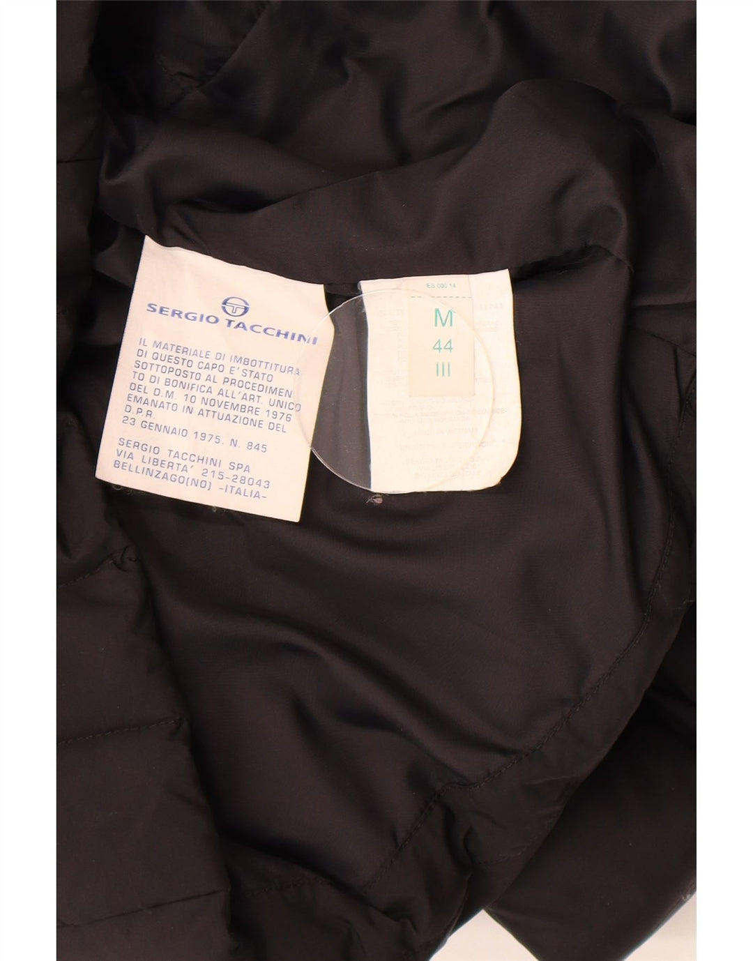 Gilet căptușit cu glugă pentru femei Sergio Tacchini IT 44 Medium Black