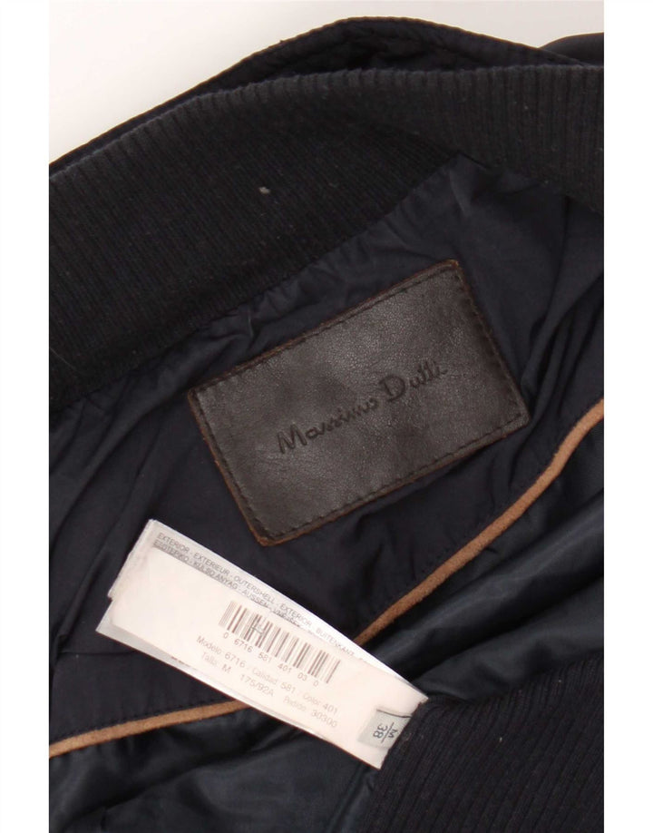 Jachetă matlasată Massimo Dutti pentru femei EU 38 Medium Bleumarin Colorblock