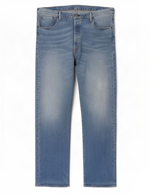 Blugi drepti pentru bărbați Levi's 501 W38 L32 Bumbac albastru
