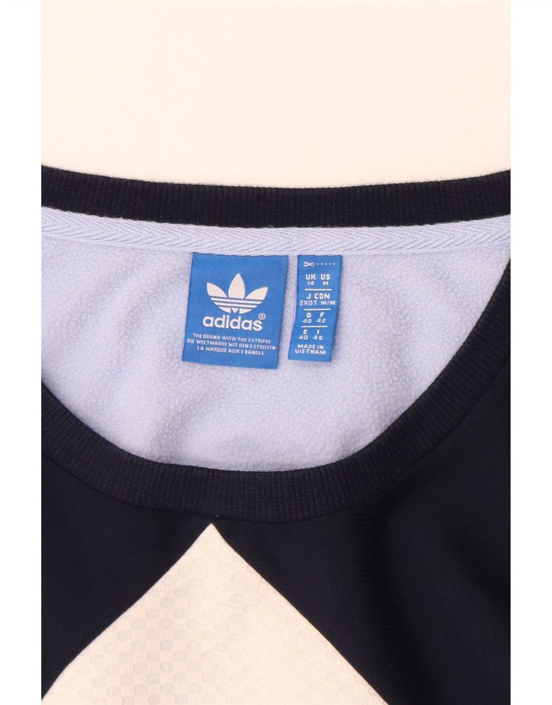 Pulover supradimensionat pentru femei ADIDAS UK 14 mare multicolor
