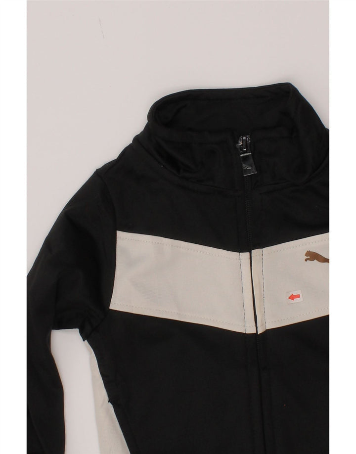 Jachetă de top pentru trening Puma Baby Boys 9-12 luni Poliester negru color bloc