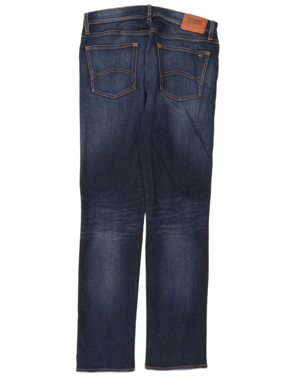 Blugi drepți pentru bărbați Tommy Hilfiger L34 L34 Bumbac bleumarin