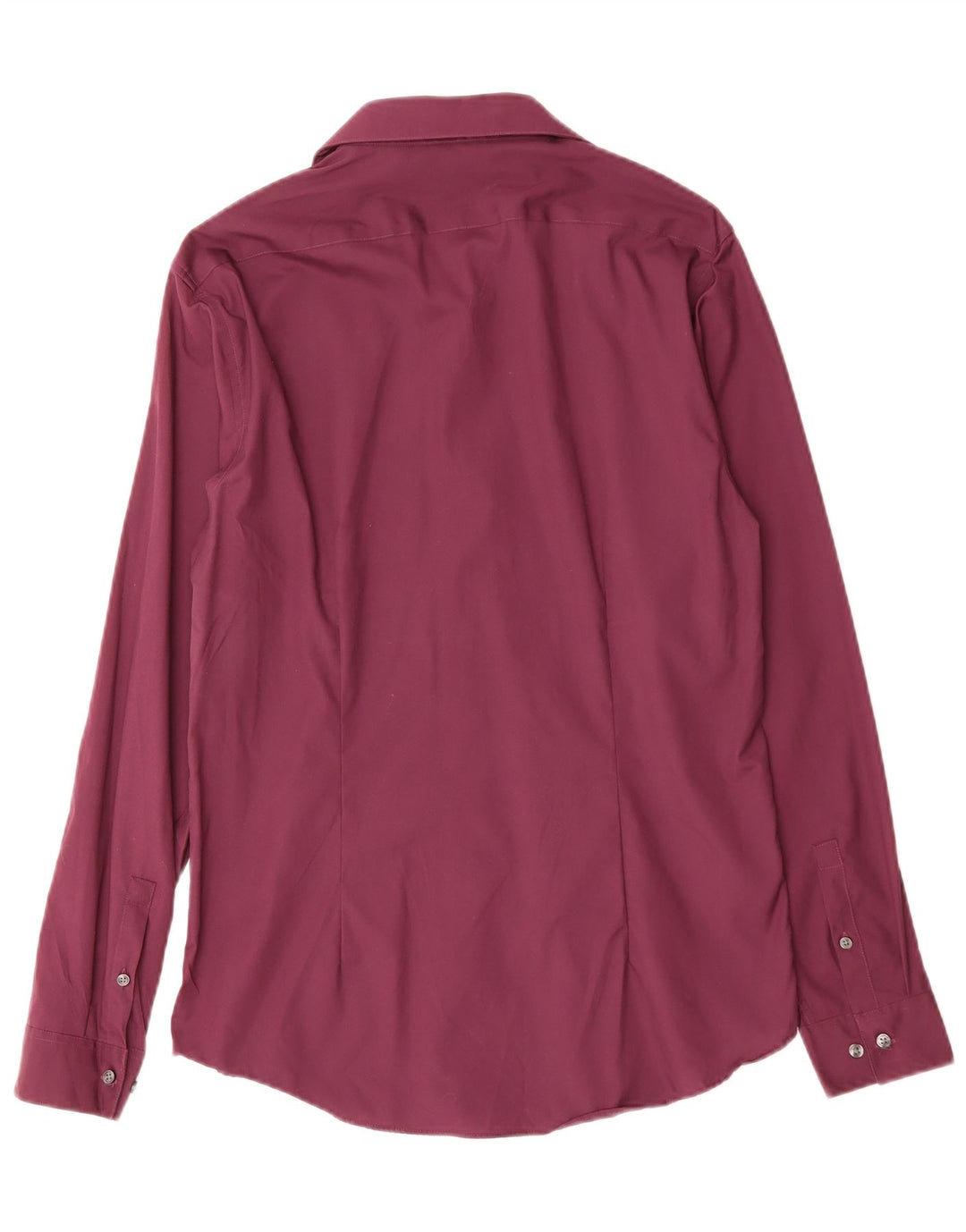 Cămașă pentru bărbați CALVIN KLEIN Mărimea 39 15 1/2 Bumbac Burgundy Mediu