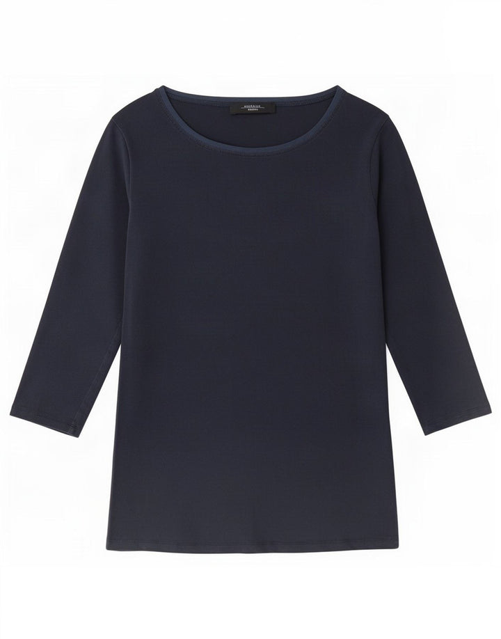 Top de weekend pentru femei Max Mara cu mâneci 3/4 UK 14 Medium Bleumarin