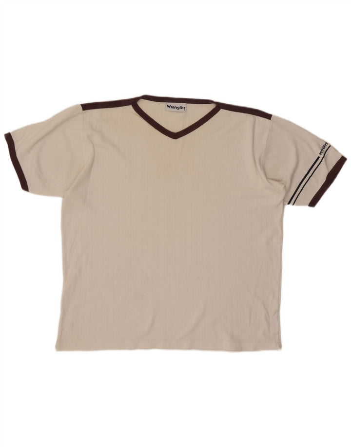 Tricou pentru bărbați Wrangler Top XL Alb Colorblock