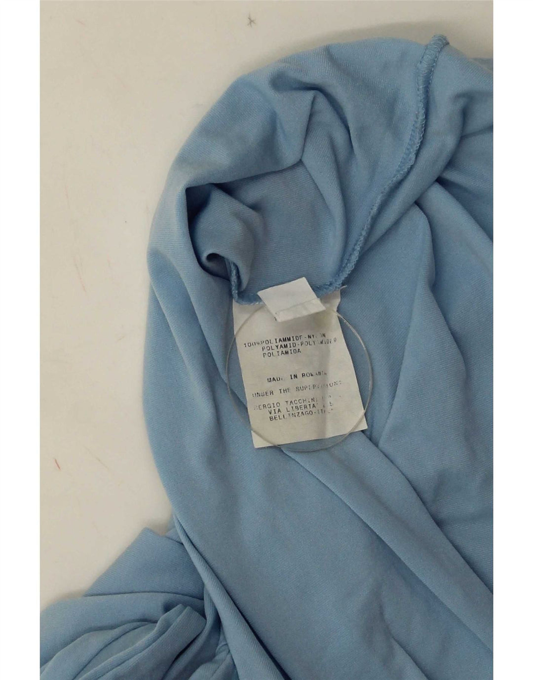 Sergio Tacchini Top pentru femei cu mânecă lungă IT 48 XL Albastru Poliamidă