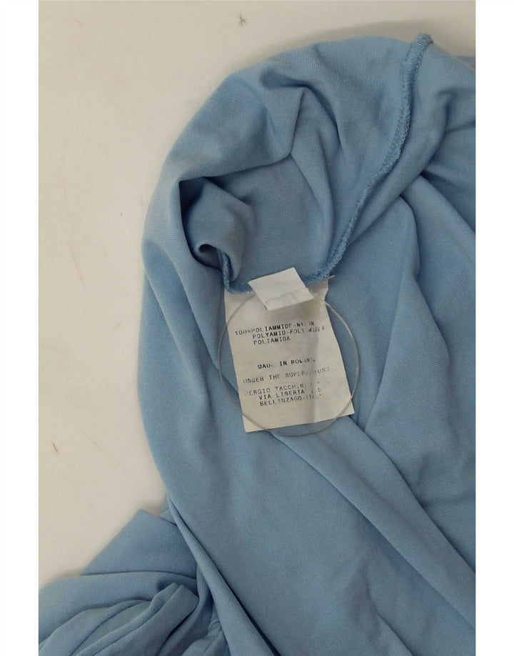 Sergio Tacchini Top pentru femei cu mânecă lungă IT 48 XL Albastru Poliamidă