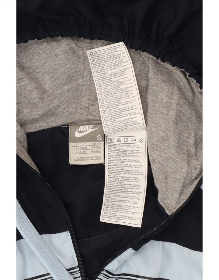 Jachetă de trening cu glugă Nike pentru bărbați Marea Britanie 36/38, albastru, color block