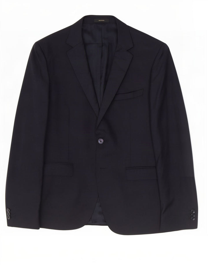Blazer Massimo Dutti pentru bărbați, cu 2 nasturi, EU 52, mare, bleumarin