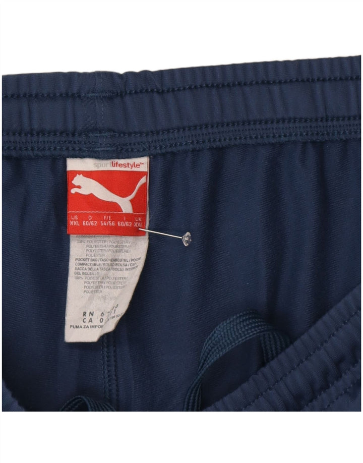 Pantaloni de trening Puma pentru bărbați 2XL, poliester bleumarin