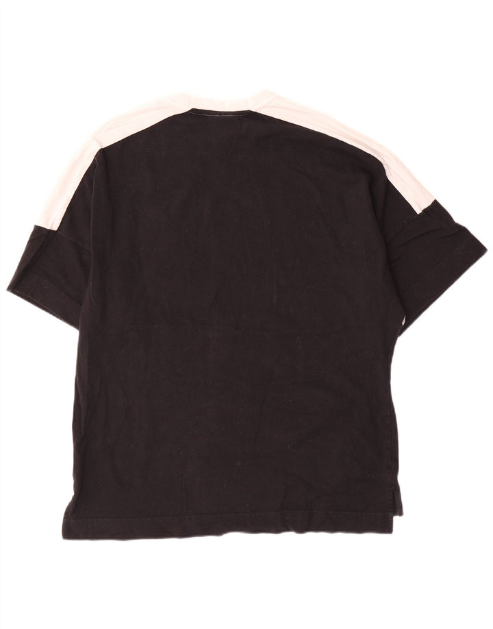 Tricou pentru bărbați Nike Top mediu negru din bumbac color bloc