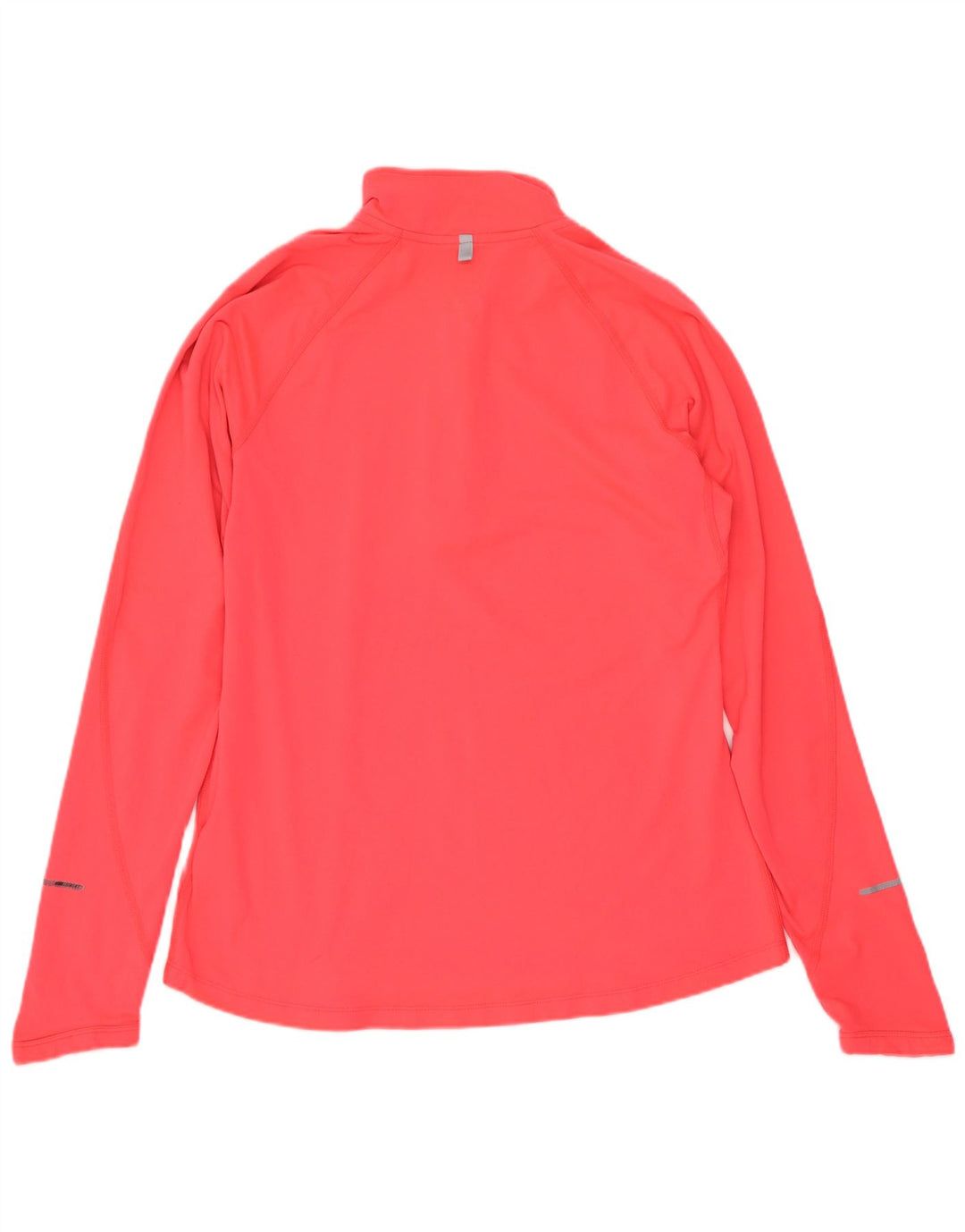 Top de trening Nike Dri Fit, cu fermoar și gât, pentru femei, UK 12, roz mediu