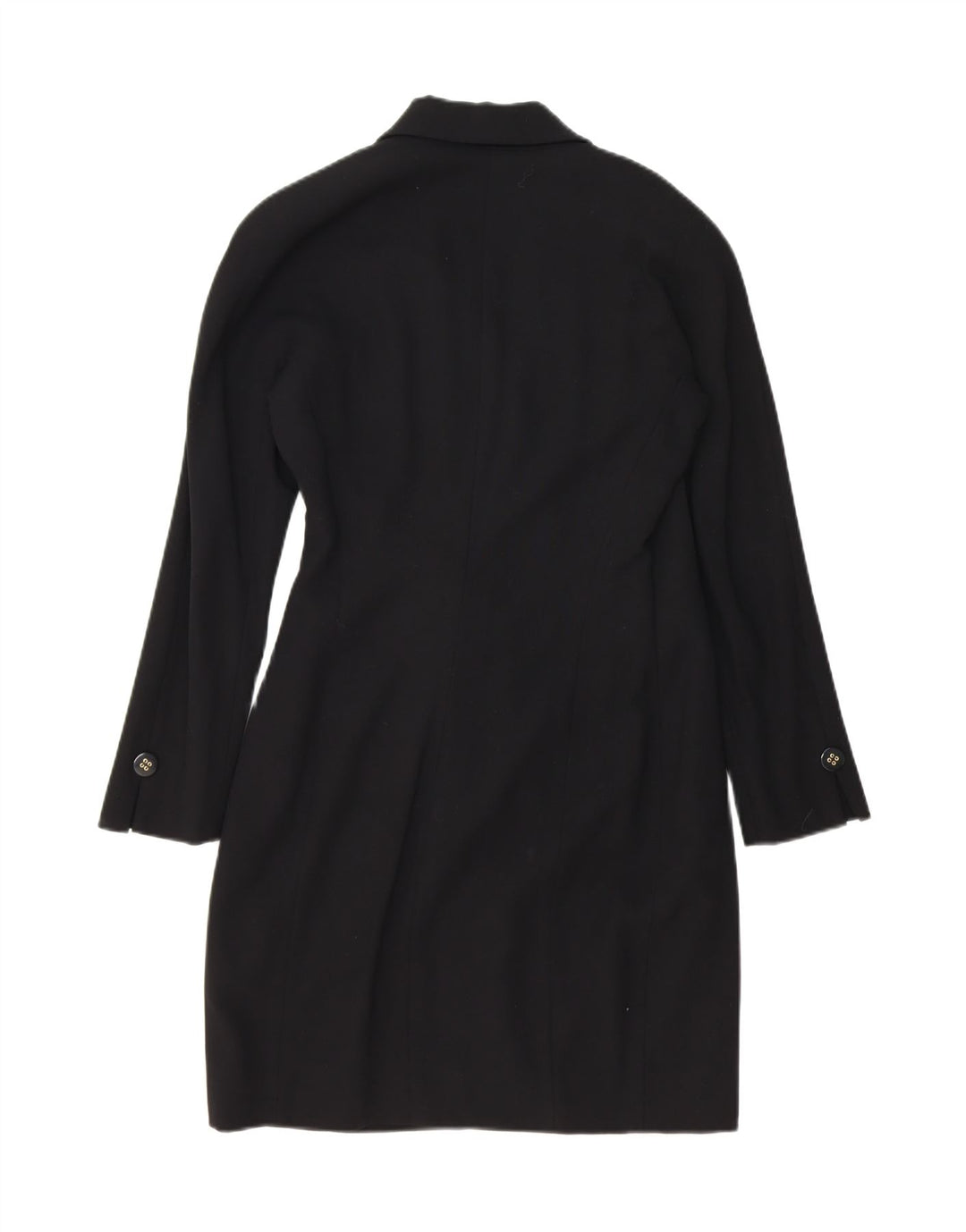 MONDRIAN Womens Longline 1 Button Blazer Jacket UK 14 Medium Black
