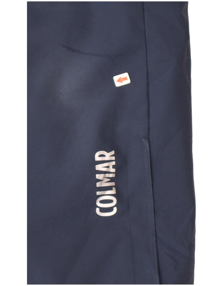 Pantaloni de schi Colmar pentru baieti 11-12 ani, albastru bleumarin, color block