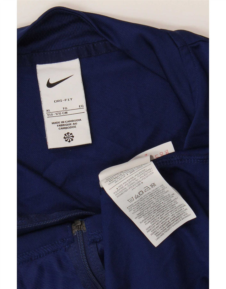 Jachetă de trening pentru băieți Nike 12-13 ani XL bleumarin Poliester