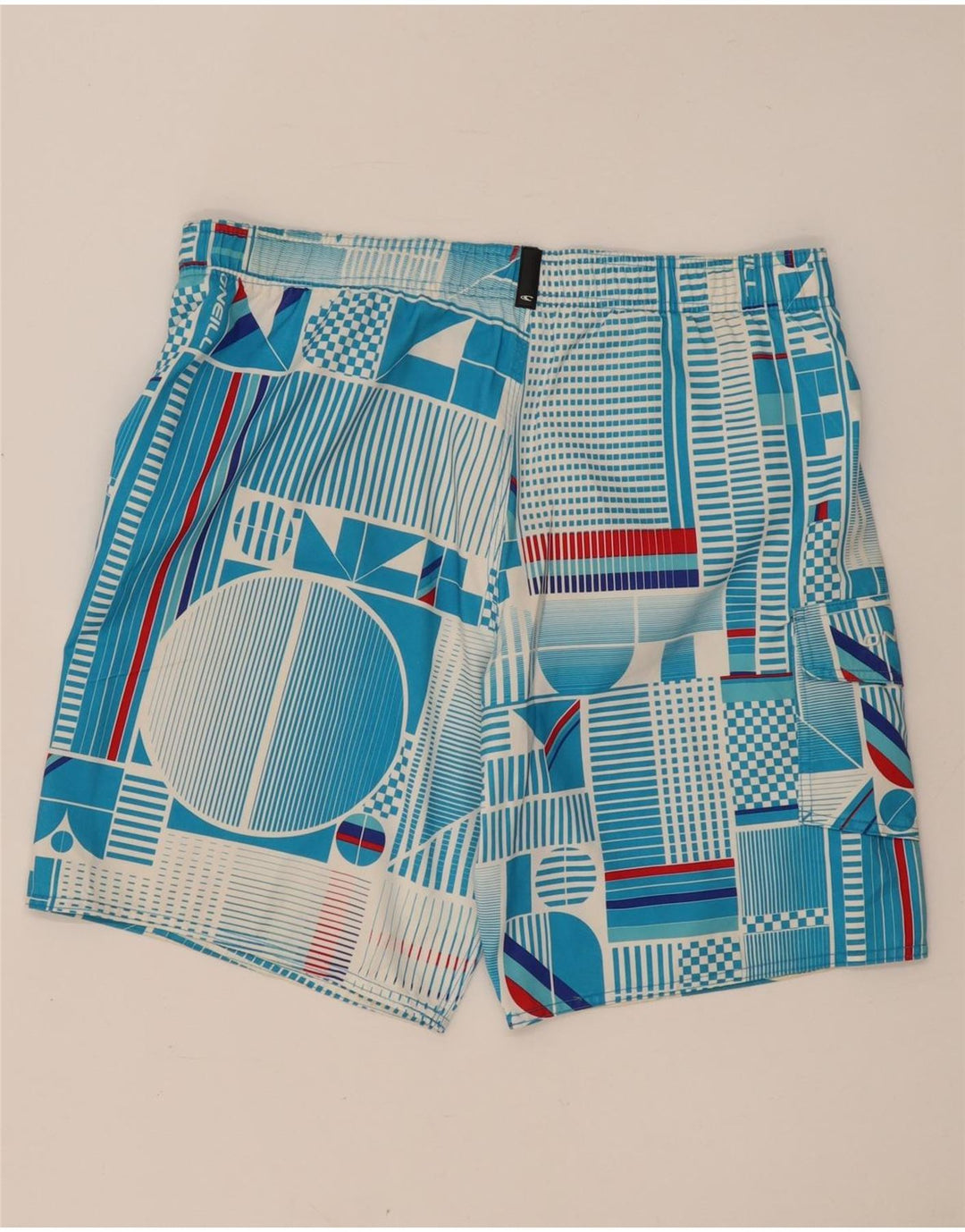 Pantaloni scurți de înot O'Neill pentru bărbați, mari, albastru, poliester geometric
