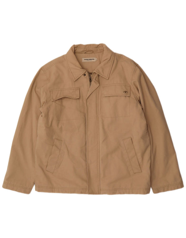 Jachetă pentru bărbați Tom Tailor UK 42 XL, bumbac, bej