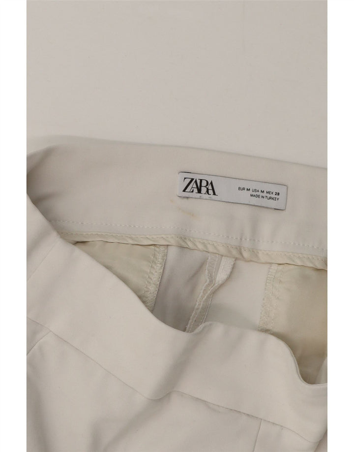 Pantaloni scurți chino pentru femei Zara Medium W28 White