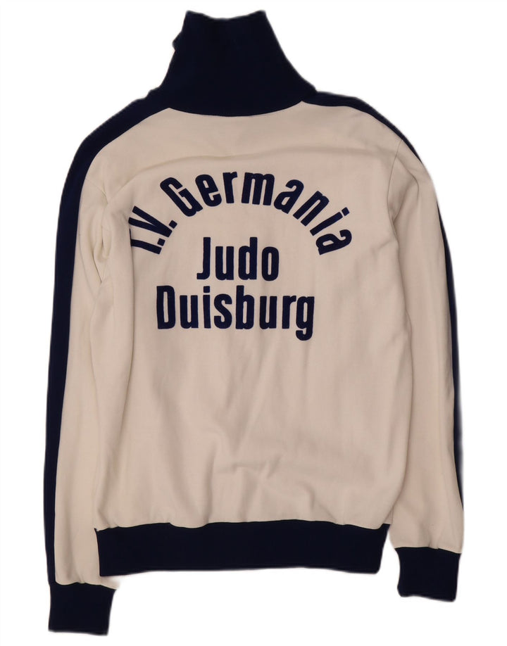 Jachetă de top cu trening grafic Puma pentru femei UK 16, mare, alb, color block