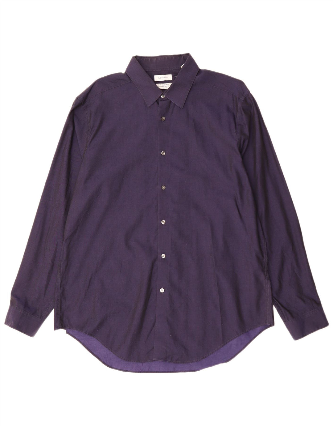 Cămașă slim pentru bărbați CALVIN KLEIN JEANS Mărimea 17 XL Bumbac bleumarin