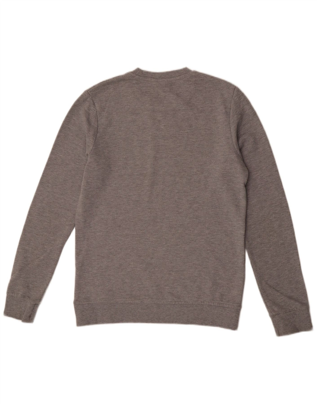 Pulover cu grafică Jack & Jones pentru bărbați, bumbac, gri mediu