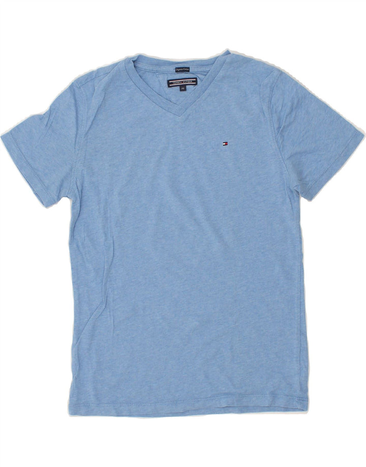 TOMMY HILFIGER Boys T-Shirt Top 11-12 Years Blue Vintage Tommy Hilfiger and Second-Hand Tommy Hilfiger from Messina Hembry 