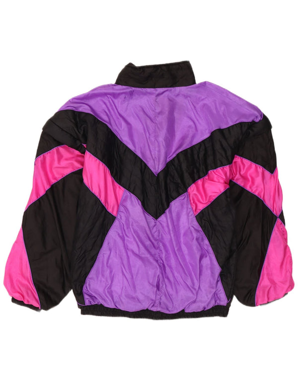 Jachetă de trening pentru bărbați BALDINI, mov mediu, poliamidă bloc de culoare