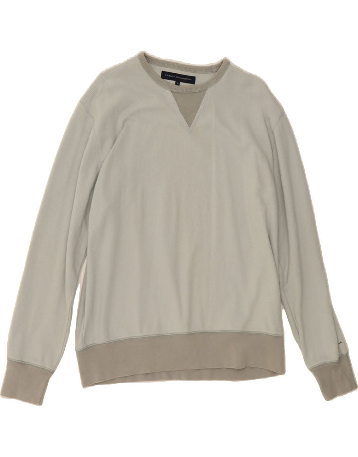 FRENCH CONNECTION Mens Sweatshirt Jumper Large Green Cotton Vintage French Connection and Second-Hand French Connection from Messina Hembry 