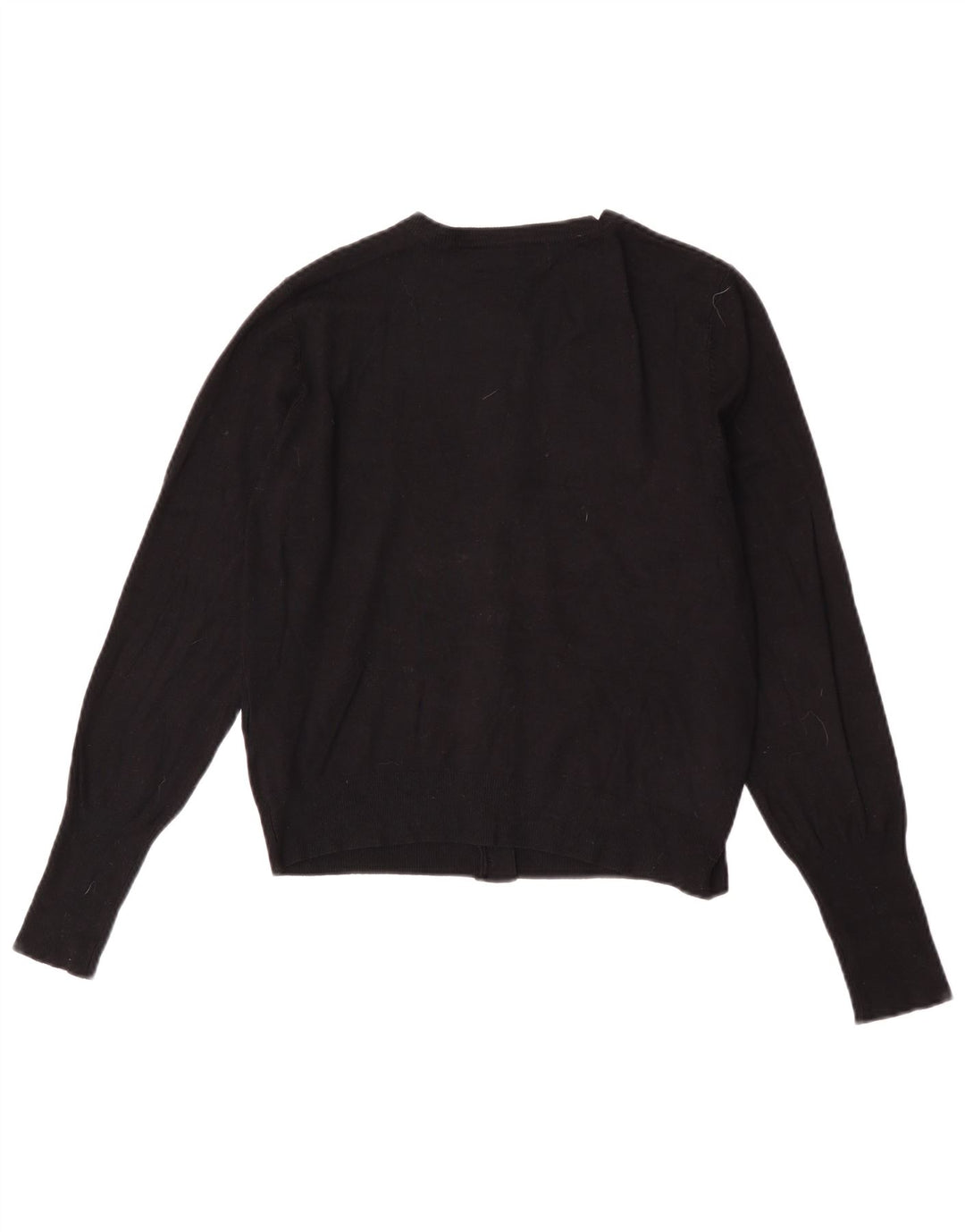 Marks & Spencer Pulover Crop Cardigan pentru femei UK 12 Medium Black Viscose