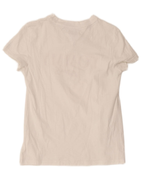 Tricou grafic Tommy Hilfiger pentru femei Top UK 6 XS Alb