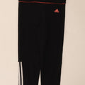 Pantaloni adidas Climalite Capri pentru femei UK 8, poliester negru mic