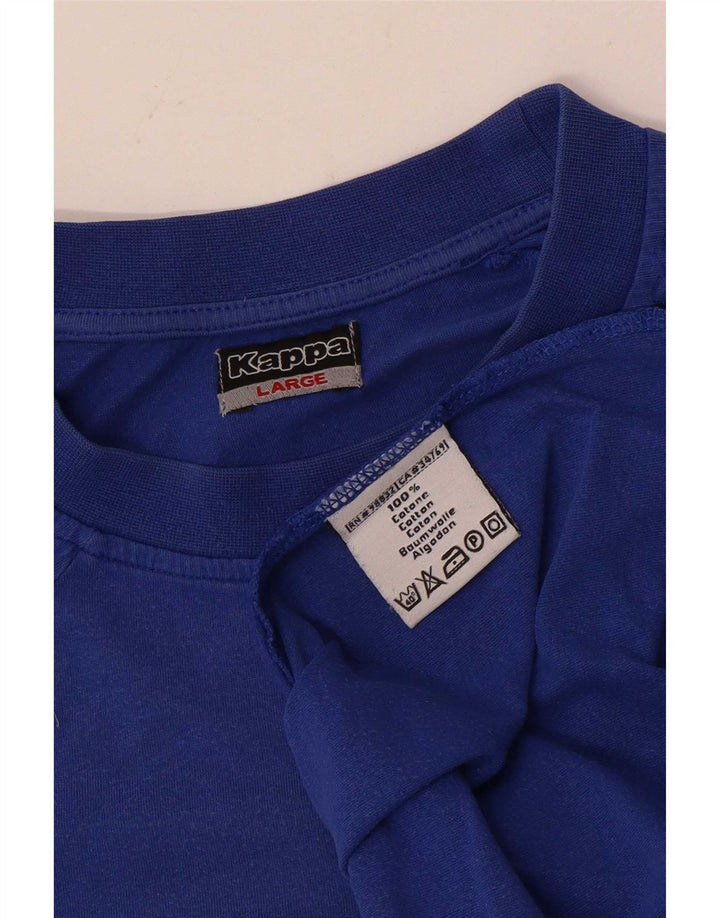 Tricou Bărbați Kappa Top Mare Bumbac Albastru
