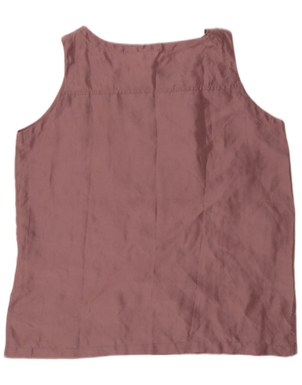 Bluză fără mâneci pentru femei Fast Fast IT 48 XL Mătase burgundă