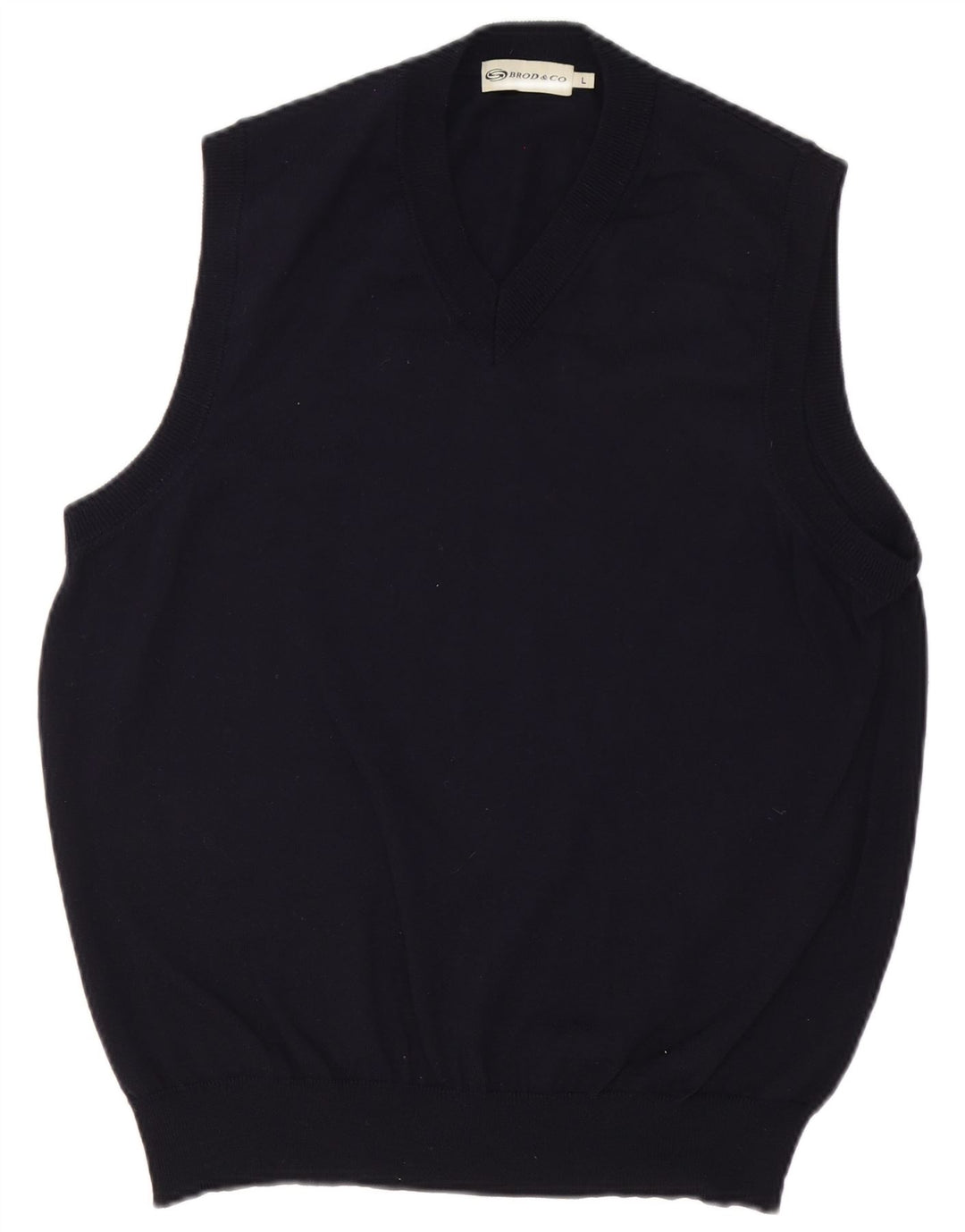 Vestă Vintage pentru bărbați Tank Top mare bleumarin poliacrilic