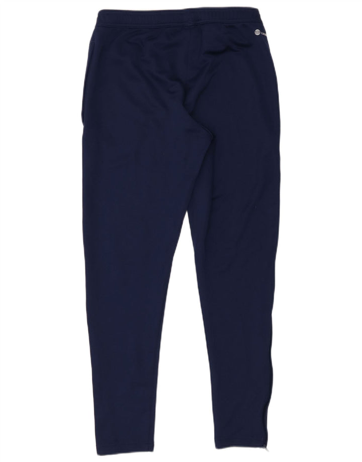 Pantaloni de trening Adidas Aeroready pentru bărbați, poliester mediu albastru bleumarin