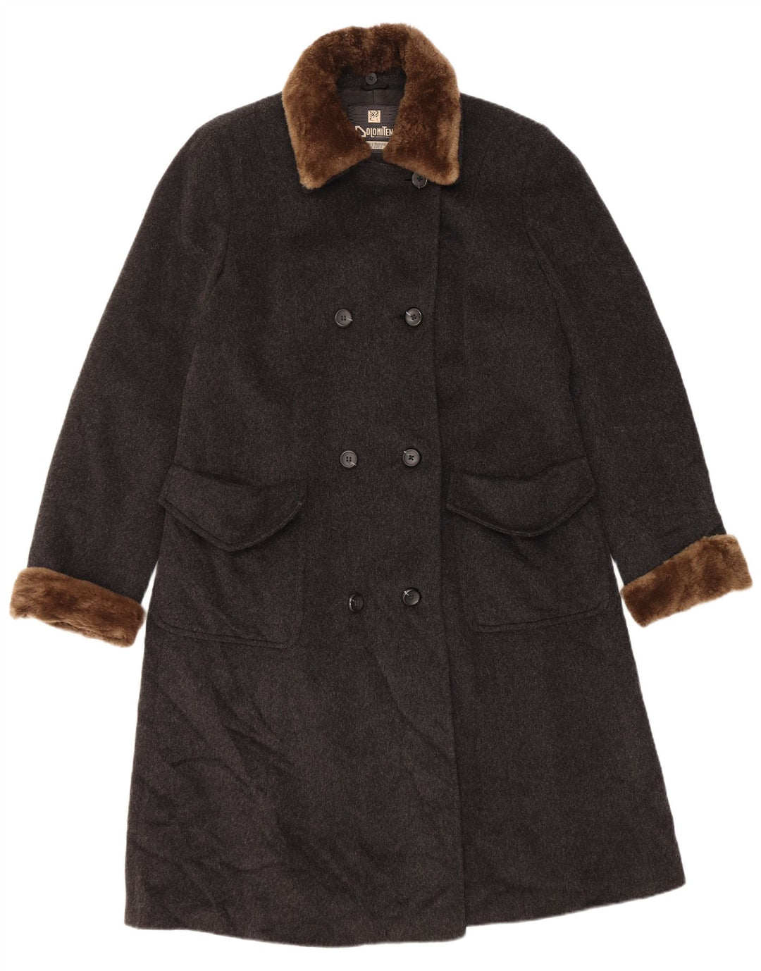 Palton pentru femei Dolomiten IT 48 XL Lână virgină gri