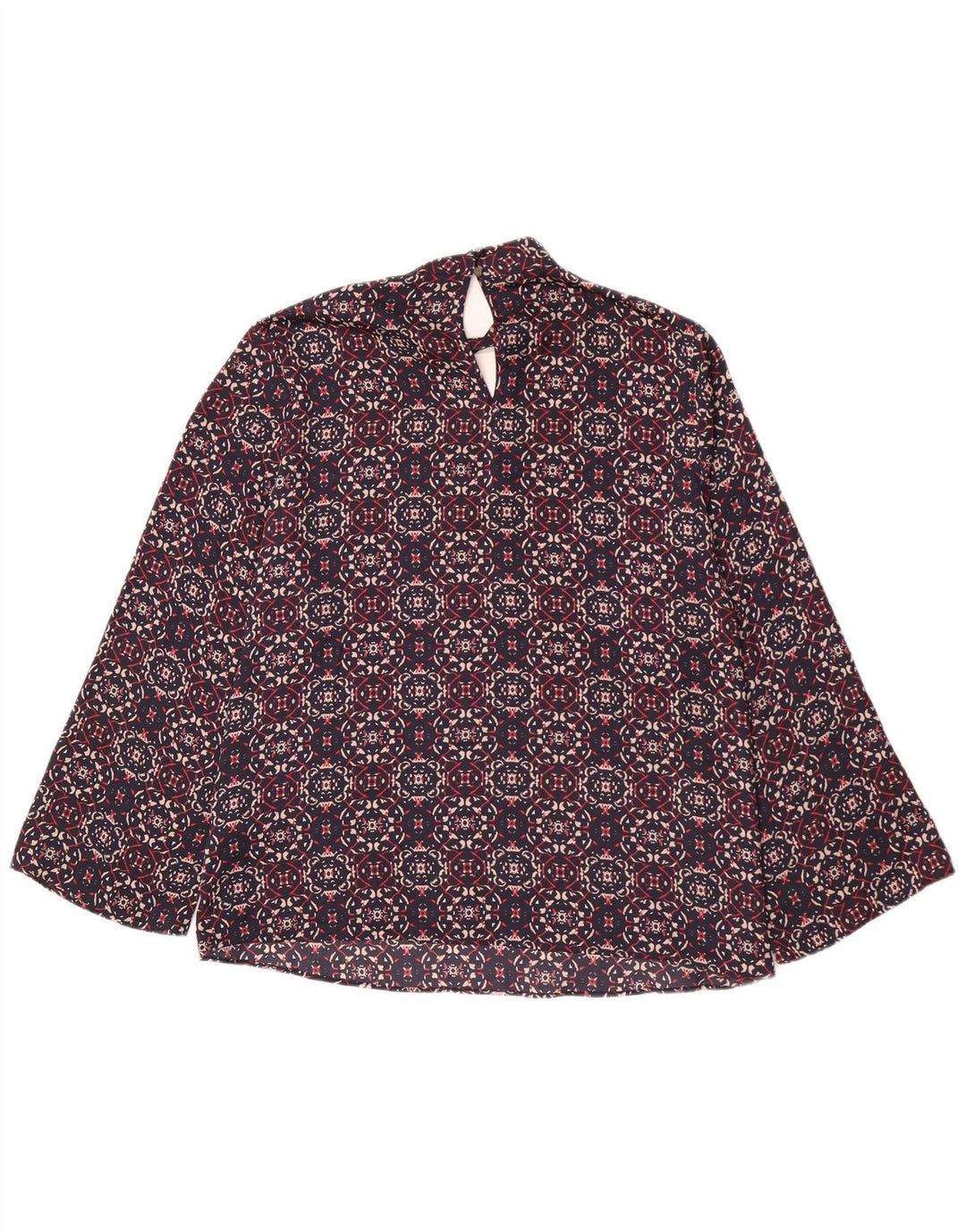 Bluză pentru femei Marks & Spencer, cu model abstract, Marea Britanie 22 3XL Bleumarin