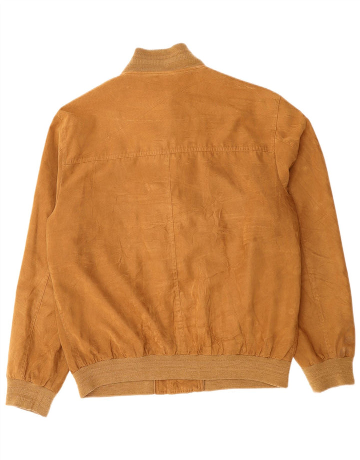 Bomber vintage pentru bărbați UK 40 mare, maro, poliester