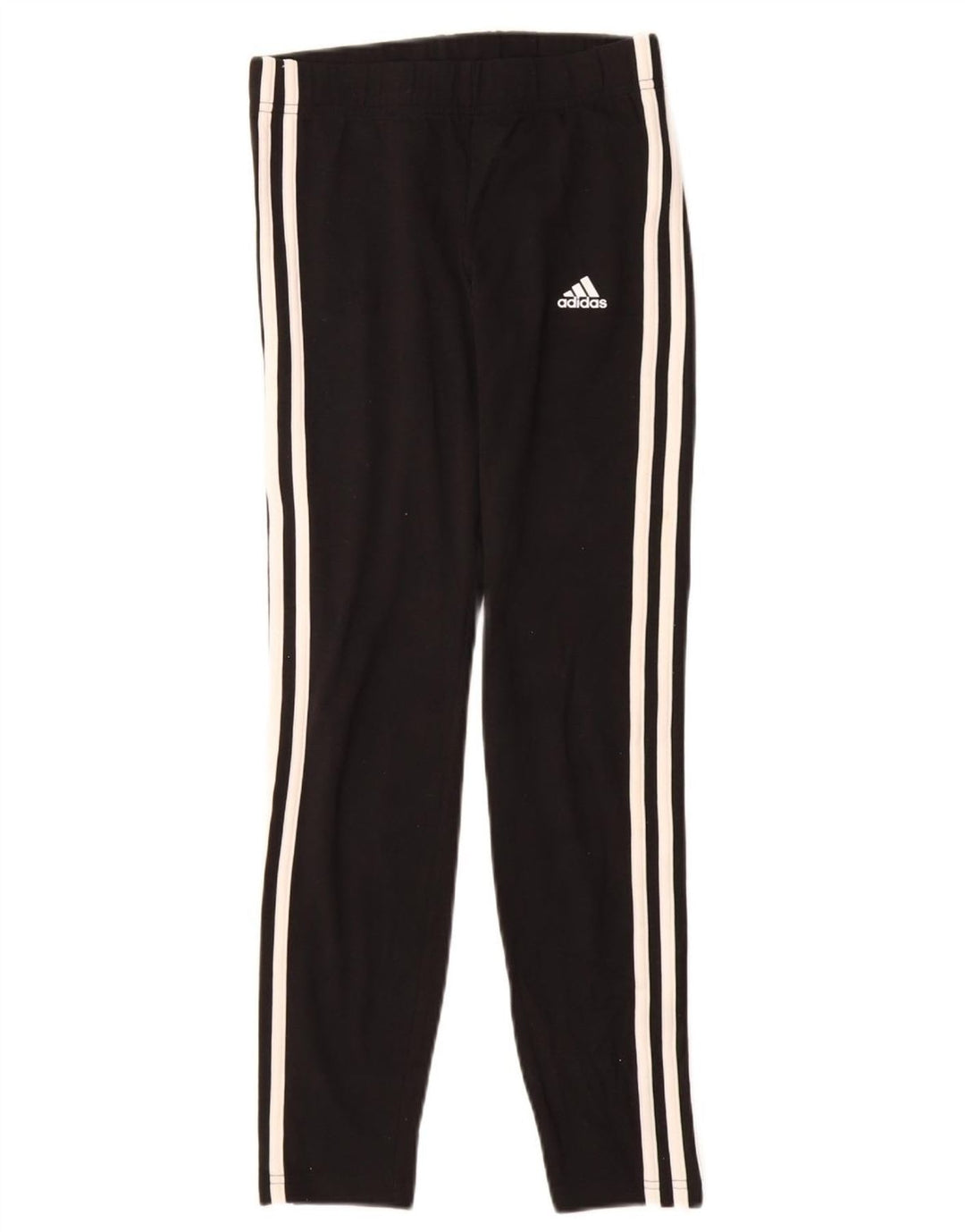 Pantaloni de trening ADIDAS fete 13-14 ani bumbac negru