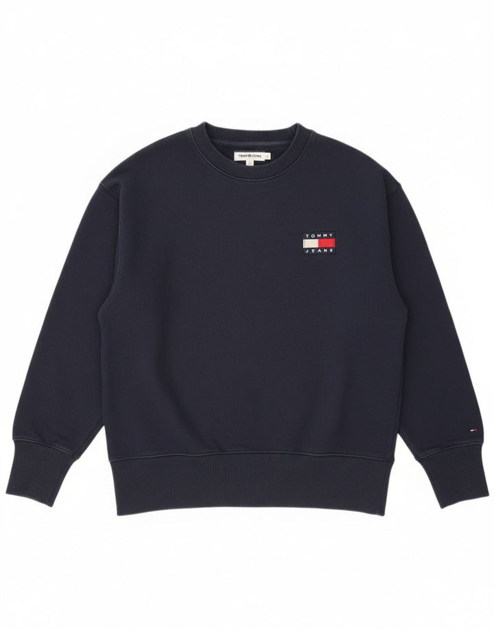 Hanorac pentru bărbați Tommy Hilfiger Pulover mic din bumbac bleumarin