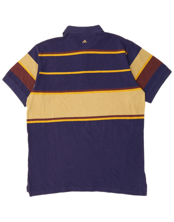 Tricou polo ADIDAS pentru bărbați Marea Britanie 44/46, mare, albastru bleumarin, bumbac color bloc