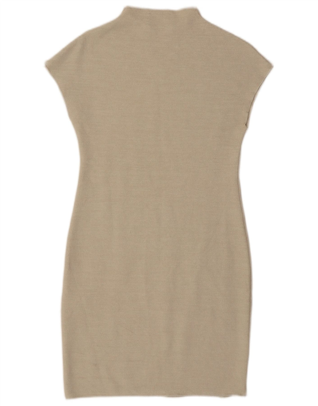 Rochie teacă pentru femei Zara UK 14 mare, bej, viscoză