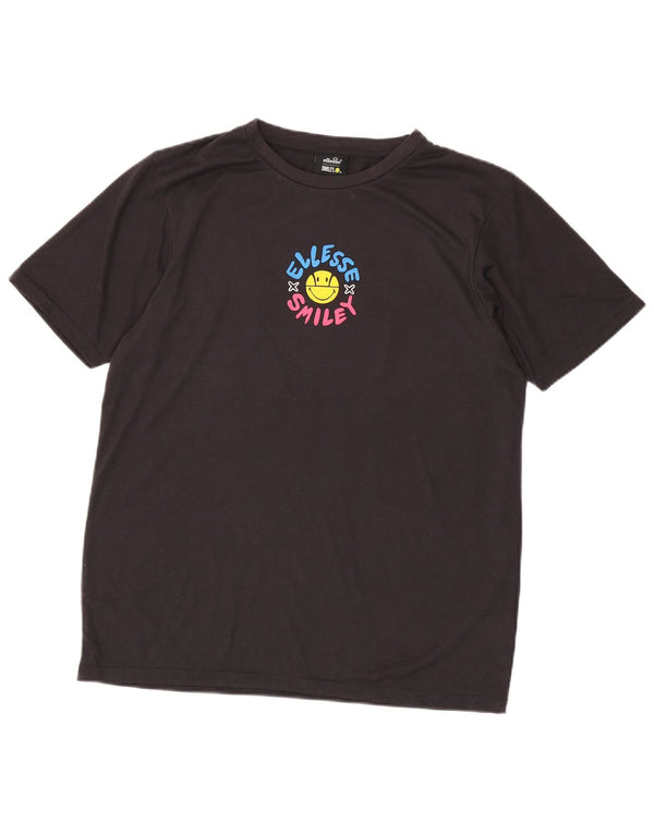 Tricou grafic pentru bărbați Ellesse Top Medium Negru Poliester