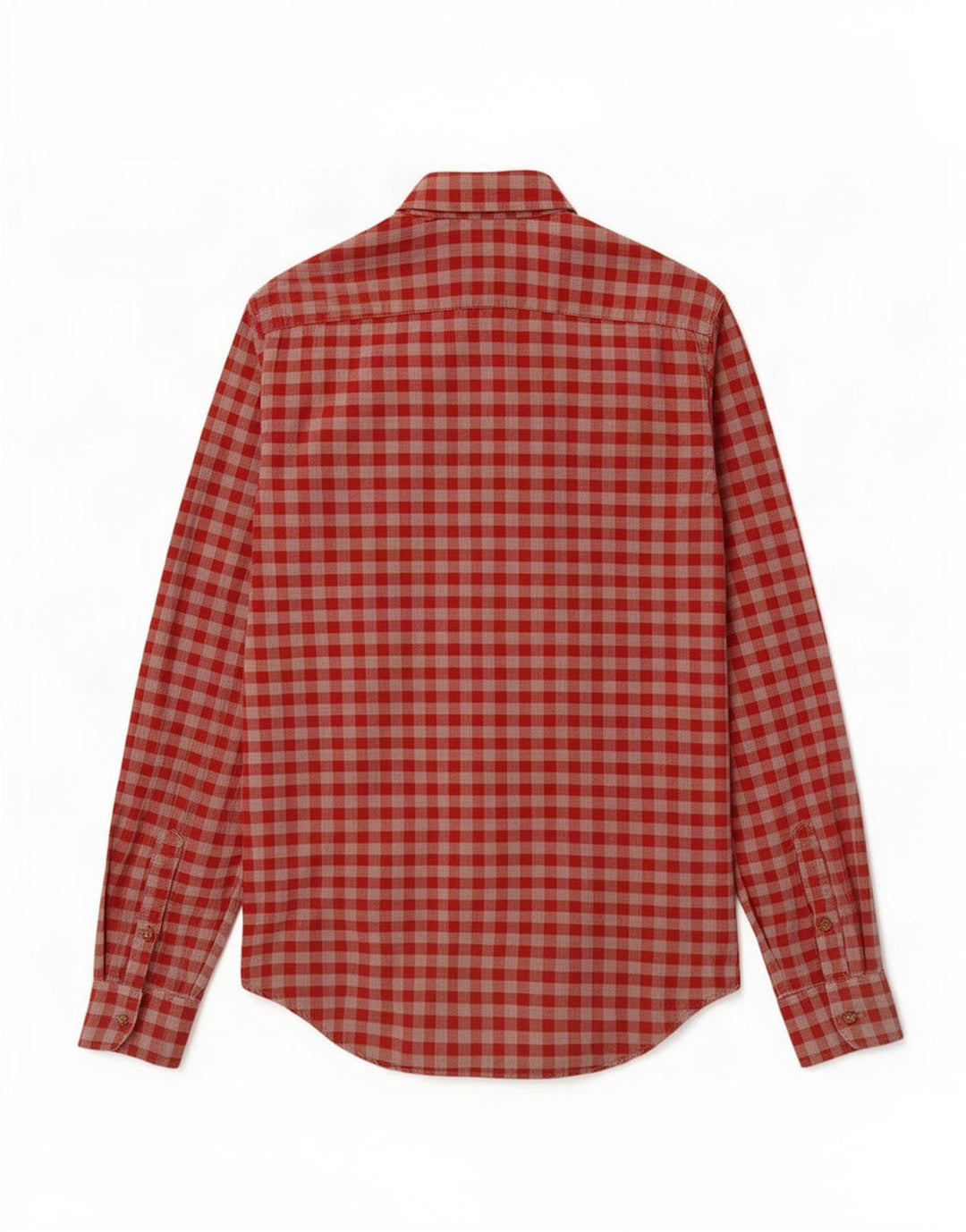 Cămașă pentru bărbați Zara, slim fit, din bumbac roșu
