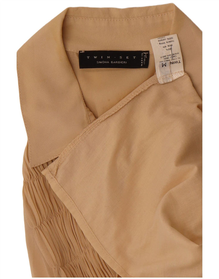 Simona Barbieri Femei Twin-Set A-Line Dress UK 12 Medium Beige Matase