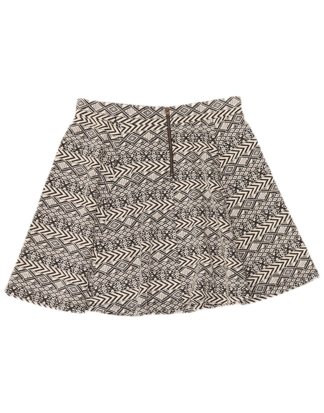 Fusta mini pentru femei Superdry Medium W28 Gri Geometric Poliester