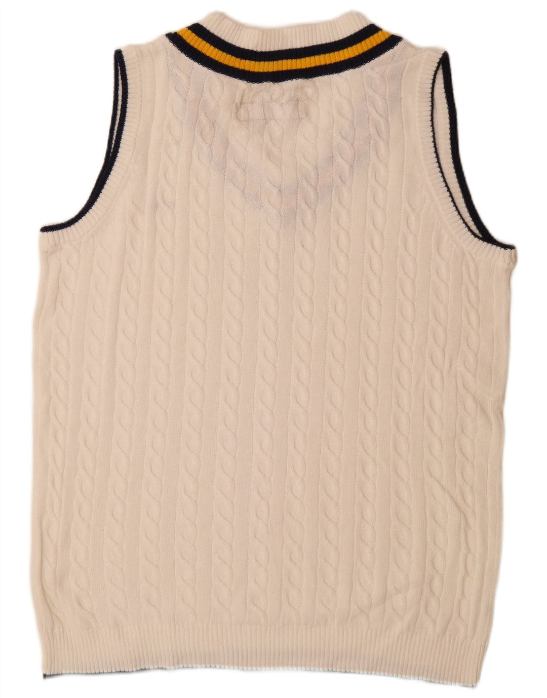 Vestă Vintage pentru bărbați Tank Top mare, bumbac cu dungi albe