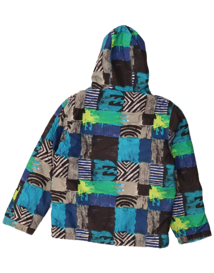 Jachetă de schi cu glugă Billabong pentru băieți 13-14 ani XL, multicoloră, mozaic