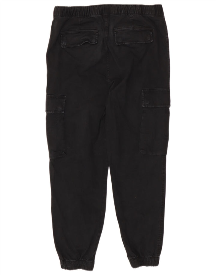 Pantaloni cargo pentru bărbați Zara Joggeri Mediu L31 L26 Bumbac negru